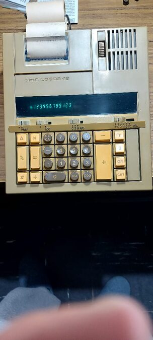 Calculadora Olivetti Logos 48, 12 digitos