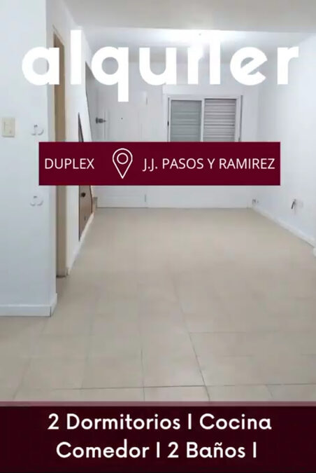 Dúplex en alquiler en excelente zona.