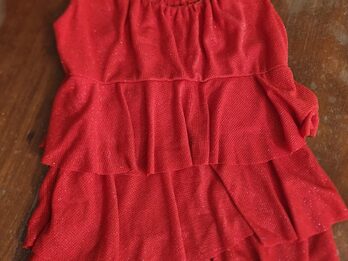 MUSCULOSA ROJA DE LUREX TALLE 2-3
