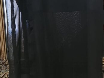 POLLERA LARGA GASA NEGRA TALLE 2-3