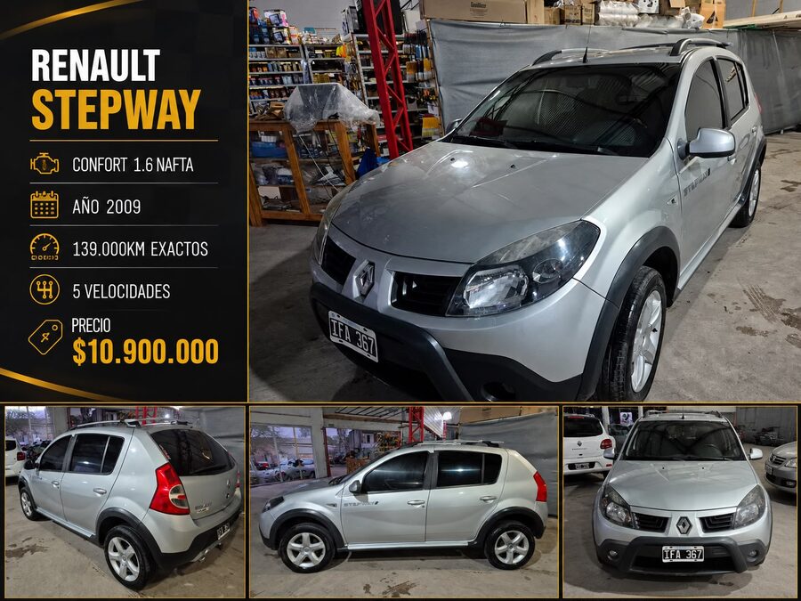 Stepway 1.6 2009 139.000km. Vendo o permuto mayor-menor