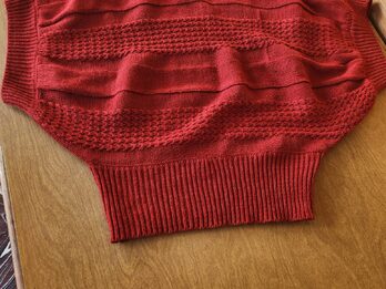 CHALECO TEJIDO ROJO