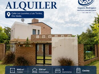 Hermosa chalet en alquiler