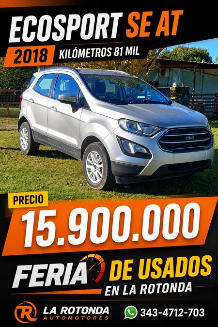 Ford Eco Sport se 1.5 nafta aut km81000 2018