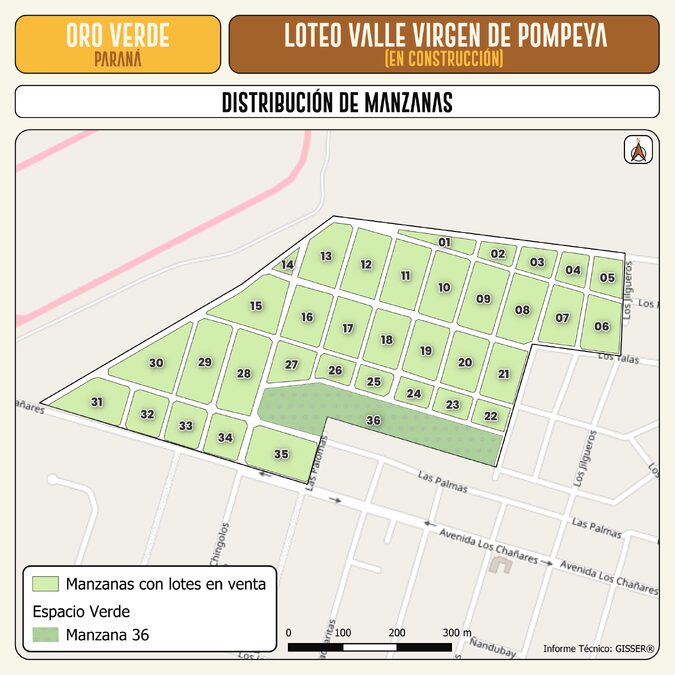 LOTES EN VENTA en Oro Verde: Valles Virgen de Pompeya con FINANCIACIÓN en PESOS o DÓLARES