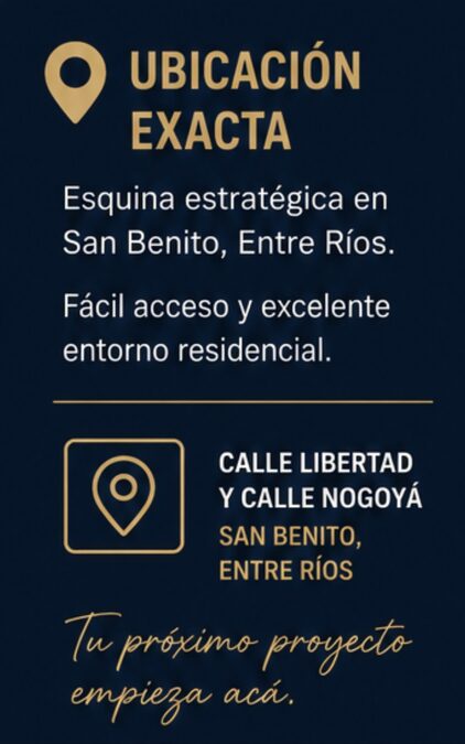 TU TERRENO, TU PROYECTO, TU OPORTUNIDAD