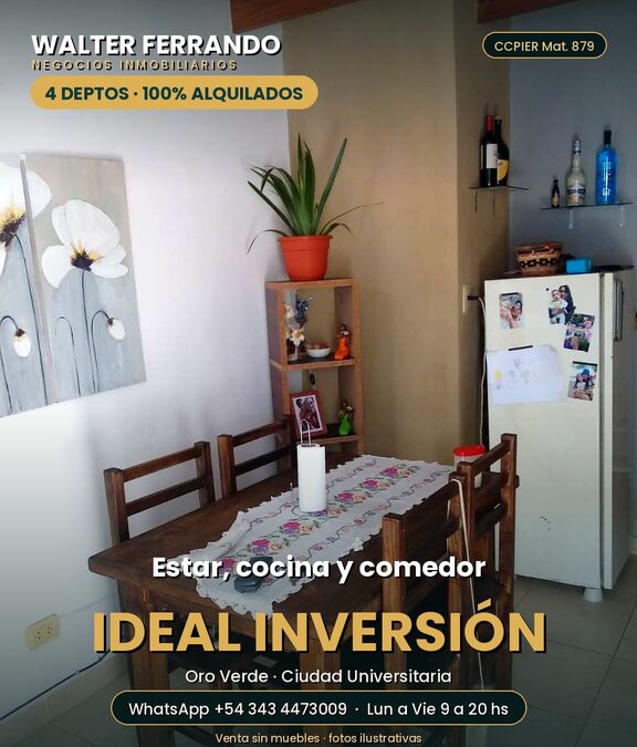 4 Departamento En venta