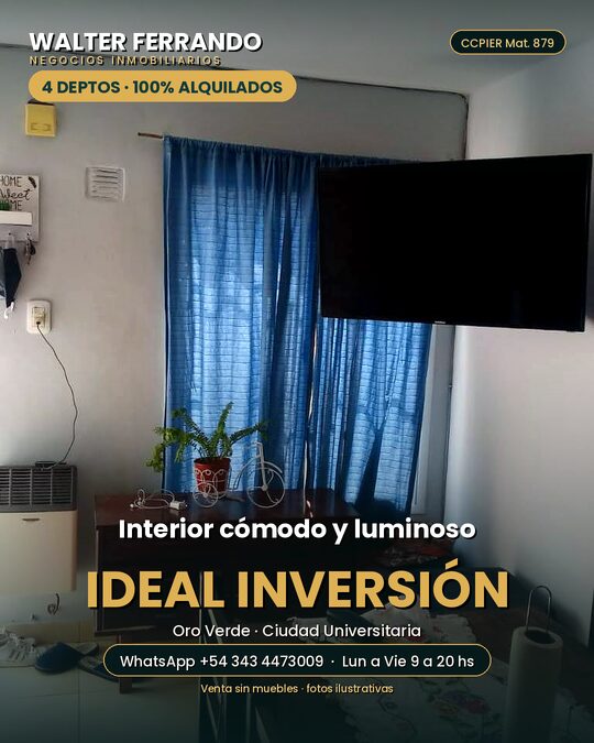 4 Departamento En venta