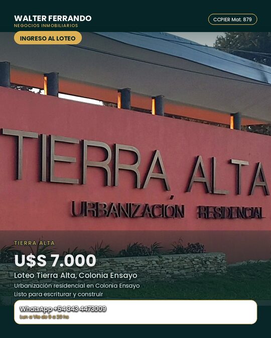 OFERTA LOTE 7000 USS