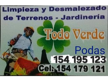 Desmalezados y limpieza de terrenos. Podas y extracción de árboles.