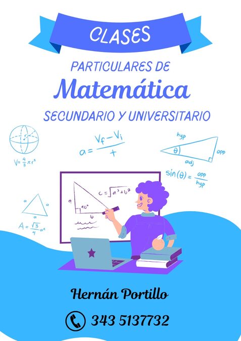 Clases particulares de Matemática, Física y Química