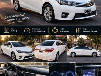 Vendo toyota Corolla 2015