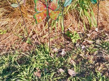 tutores y portamacetas para jardin