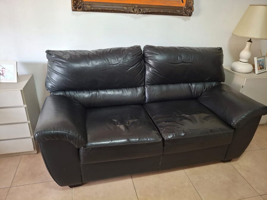 SILLON DE CUERO ECOLOGICO