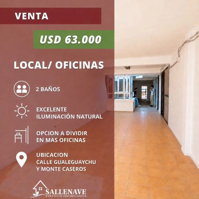 EN VENTA OFICINAS/LOCAL/DEPOSTIO