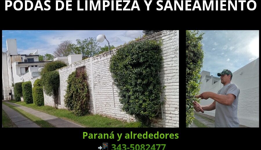 PODA Y DESMALEZADO – CORTE DE CÉSPED Y MANTENIMIENTO | PARANÁ Y ALREDEDORES