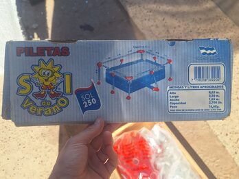 Pileta Sol Verano S250 usada – Buen estado – Paraná