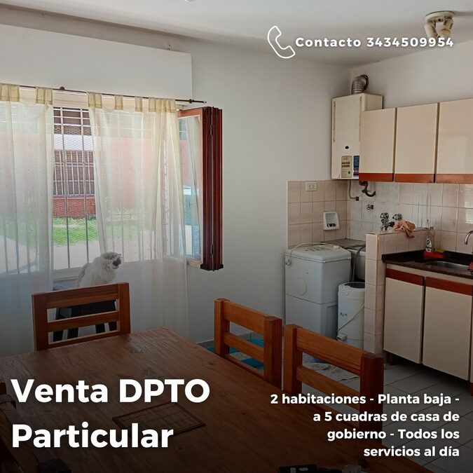 PARTICULAR VENDE DEPARTAMENTO 2 DORMITORIOS