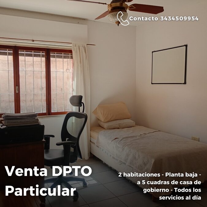 PARTICULAR VENDE DEPARTAMENTO 2 DORMITORIOS