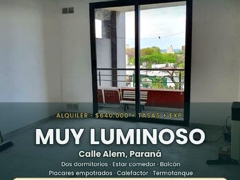 DPTO DOS DORMITORIOS CALLE ALEM
