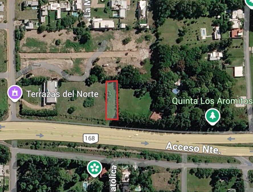 ✅VENDO TERRENO EN ACCESO NORTE  900m2💰U$D 80.000.-