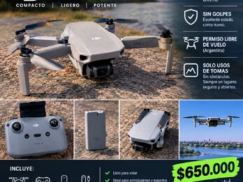 Dron DJI Mini 2 SE — Cámara 4K Ultra HD — ¡Excelente estado!
