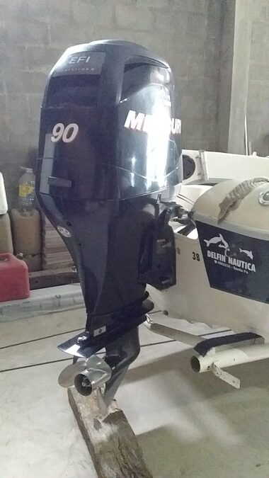 Lancha Tecno 490 Con Mercury 90hp 4t - todo Año 2011