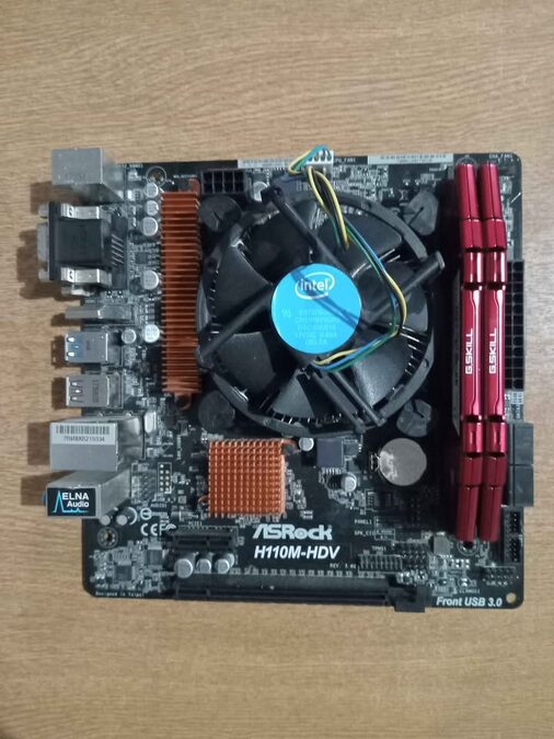 Combo DDR4 Intel i3 7100 - Mother Asrock H110M-HDV (SIN RAM)