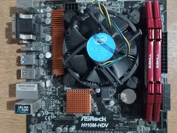 Combo DDR4 Intel i3 7100 - Mother Asrock H110M-HDV (SIN RAM)