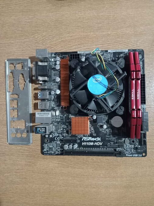 Combo DDR4 Intel i3 7100 - Mother Asrock H110M-HDV (SIN RAM)