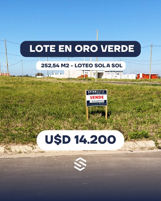 LOTE EN SOL A SOL ORO VERDE