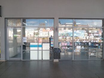 Fondo de comercio en la Terminal de omnibus.