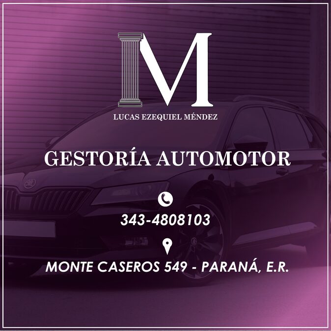 ESTUDIO JURIDICO - GESTORIA AUTOMOTOR LUCAS EZEQUIEL MENDEZ