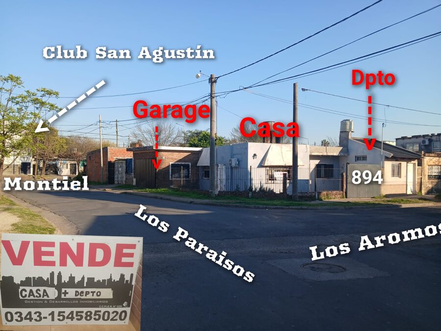 PARTICULAR VENDE CASA  + DEPARTAMENTO