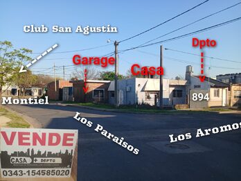 PARTICULAR VENDE CASA  + DEPARTAMENTO