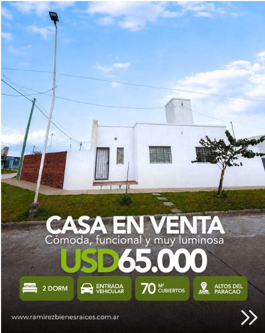 CASA EN VENTA · ALTOS DEL PARACAO II