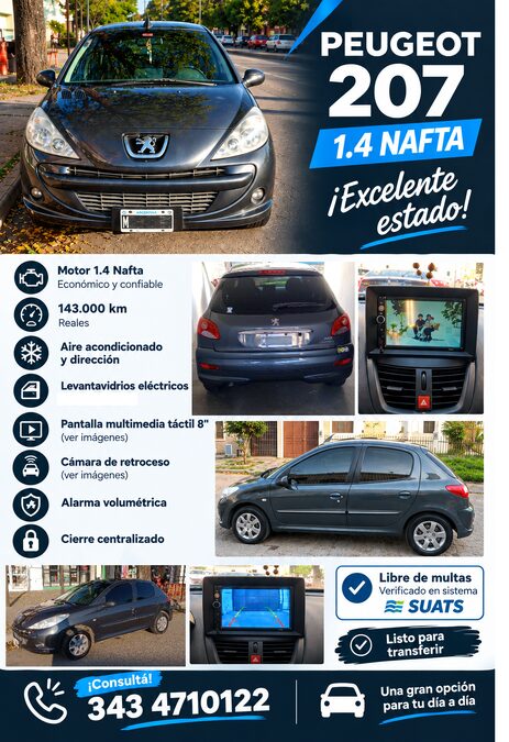 Peugeot 207 compact 2013