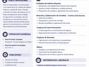 Busco trabajo
