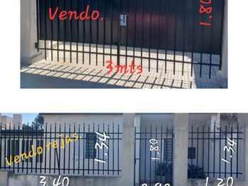 Vendo rejas y portón