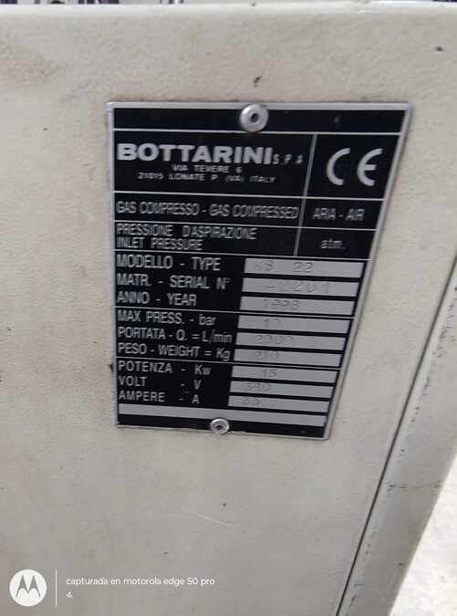 Vendo compresor a tornillo