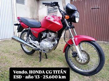HONDA CG TITÁN 150 año '13