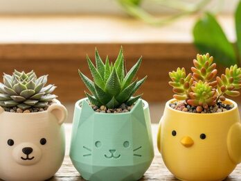 Macetas para regalar a Mamá, impresas en 3d