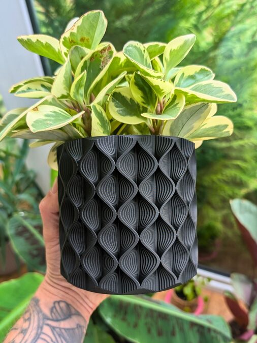Macetas para regalar a Mamá, impresas en 3d