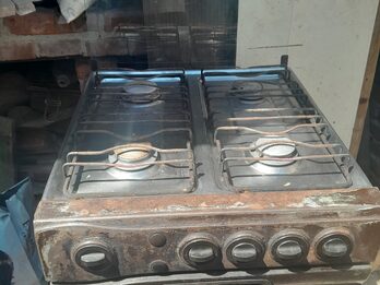 Cocina a gas natural