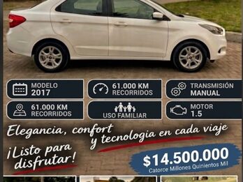 Ford Ka+ SEL 2017 61000 km