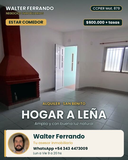 Casa dos dormitorios con Patio