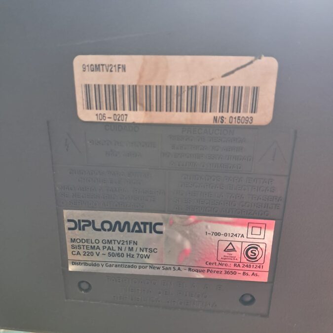 TV DIPLOMATIC 21"