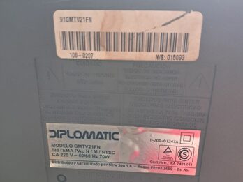TV DIPLOMATIC 21"