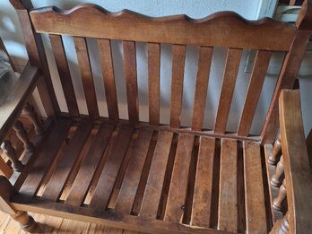sillon doble de algarrobo