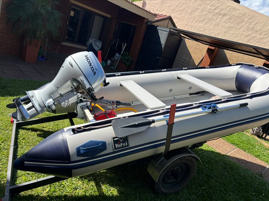 gomon modelo 2024 hifei 3.80  con honda 20 hp